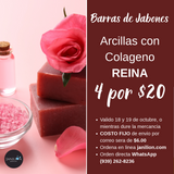 REINA: Jabones Arcillas y Colágeno